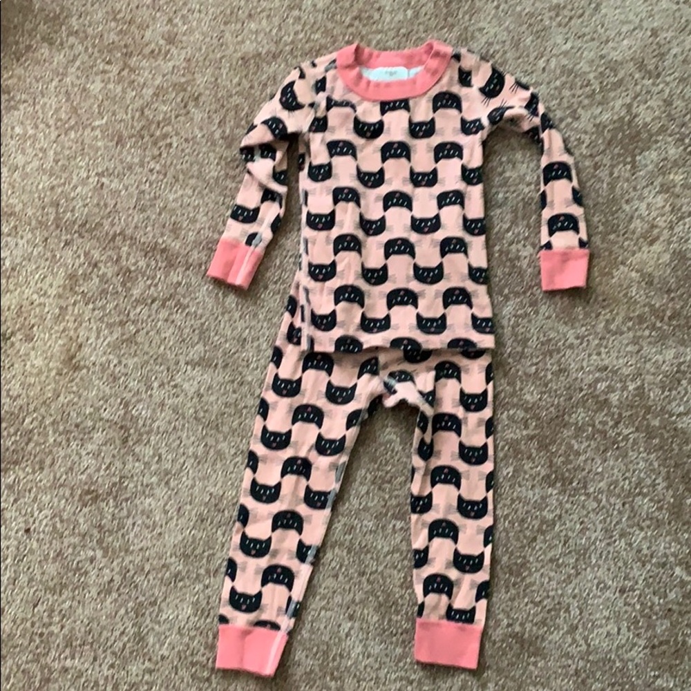 Hanna Anderson kitty pjs size 90
